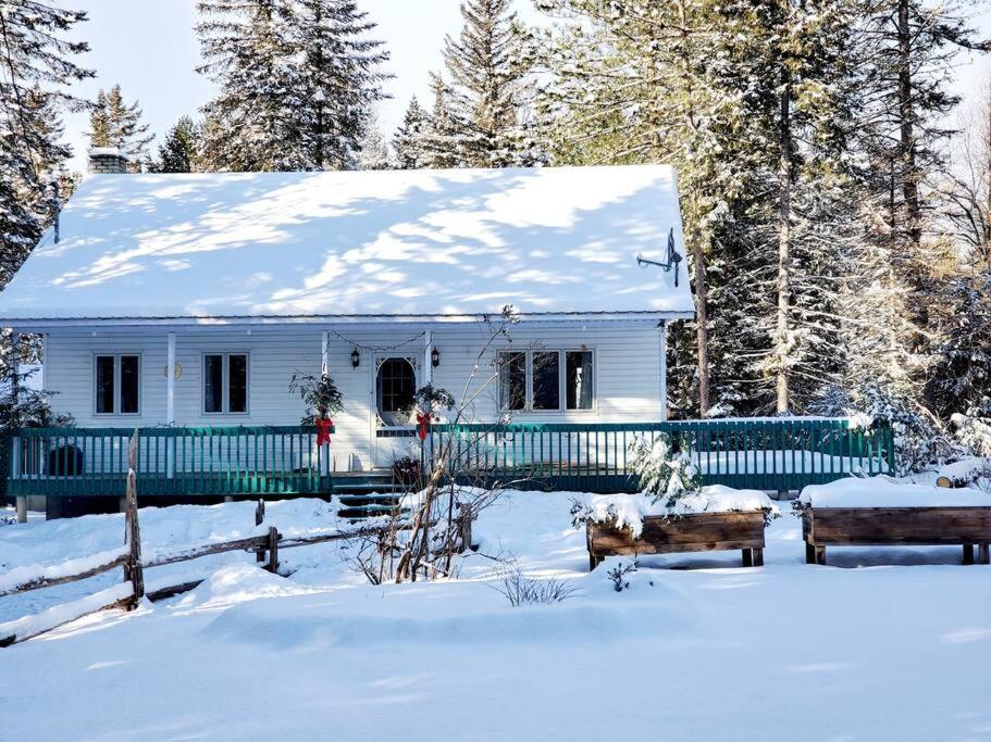 Chalet Nabu L'Ours - Riviere - Billard Saint-Alexis-des-Monts Exteriör bild