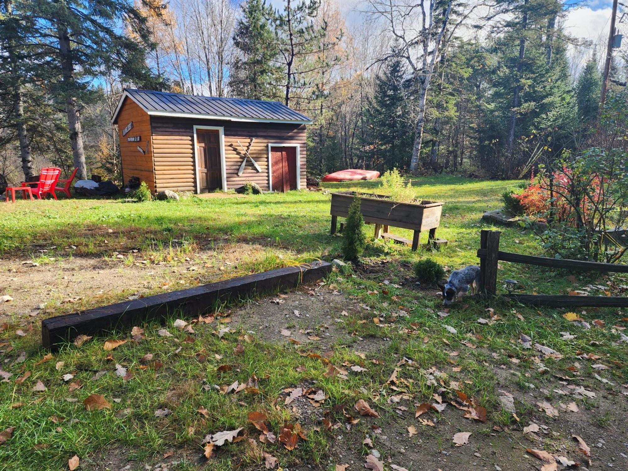Chalet Nabu L'Ours - Riviere - Billard Saint-Alexis-des-Monts Exteriör bild
